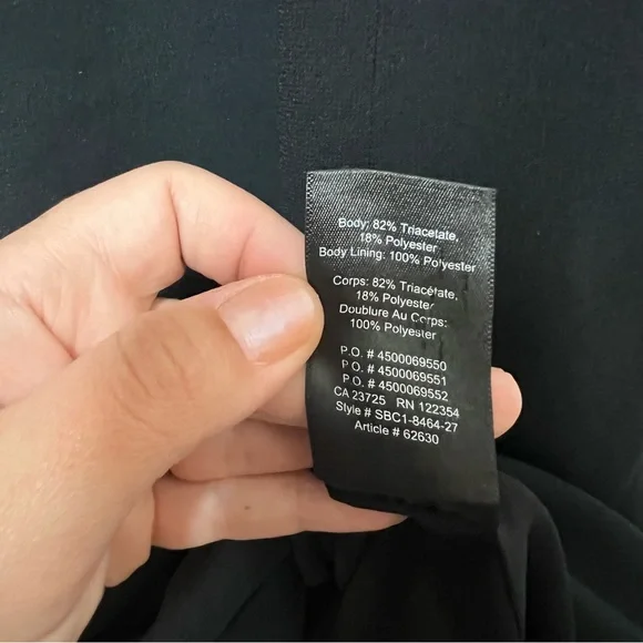 Aritzia Babaton Patricio Black Dress - Picture 4 of 6